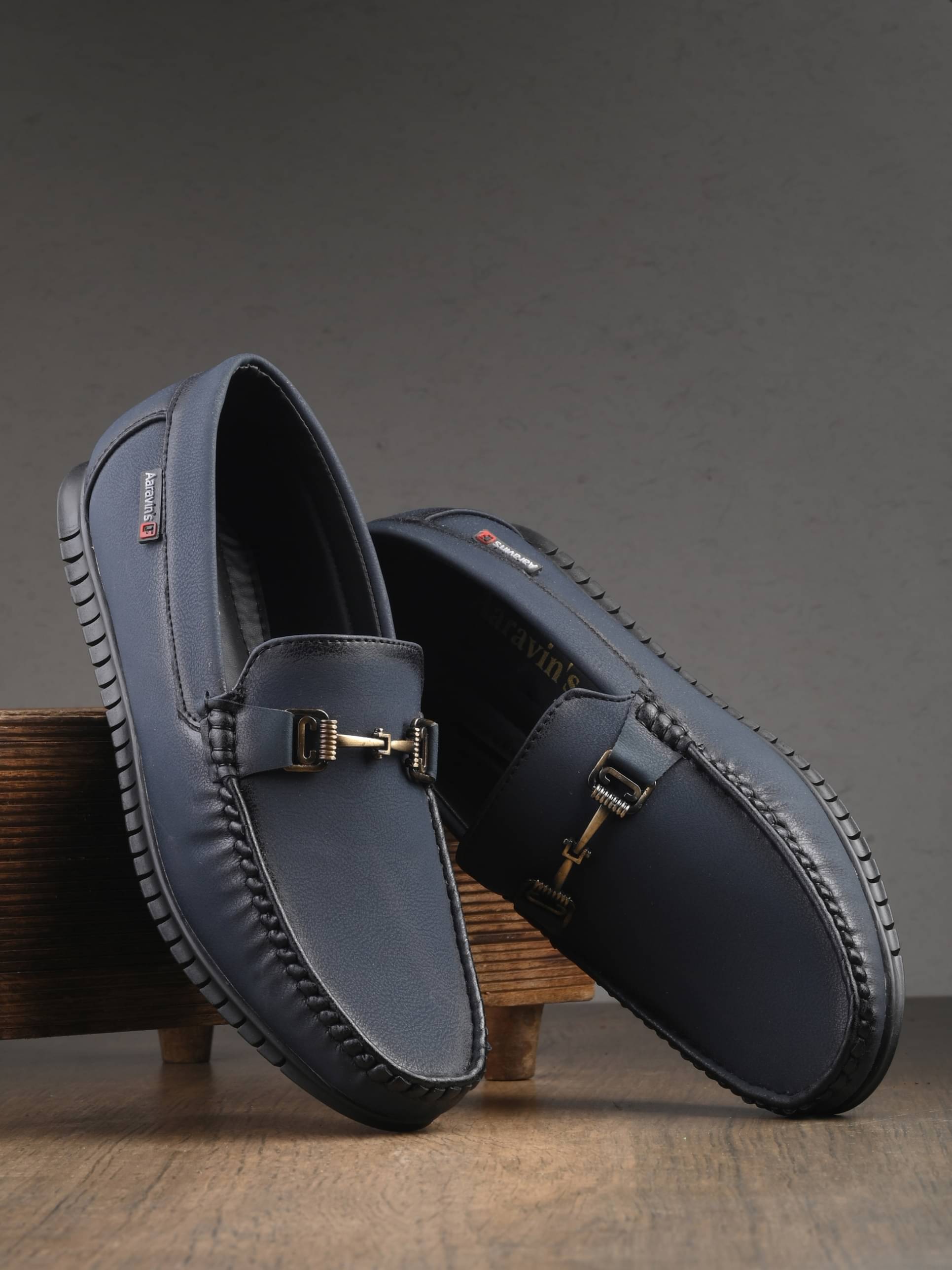     			Aaravin's Blue Men's Hazel Shoes