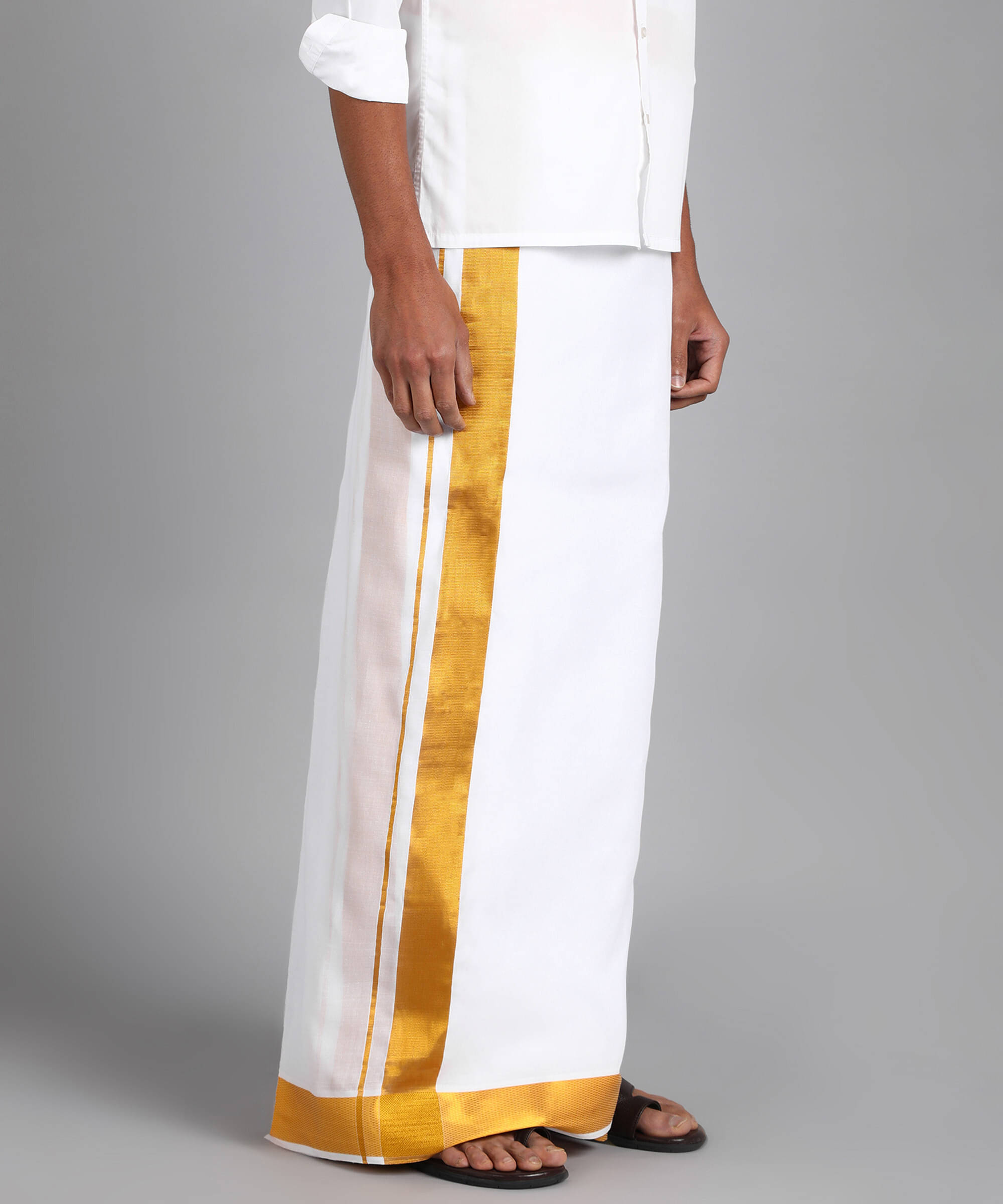 Akeshavam Cotton Men's Dhoti Multicolor ( Pack of 1 ) Akeshavam Cotton Men's Dhoti Multicolor ( Pack of 1 )