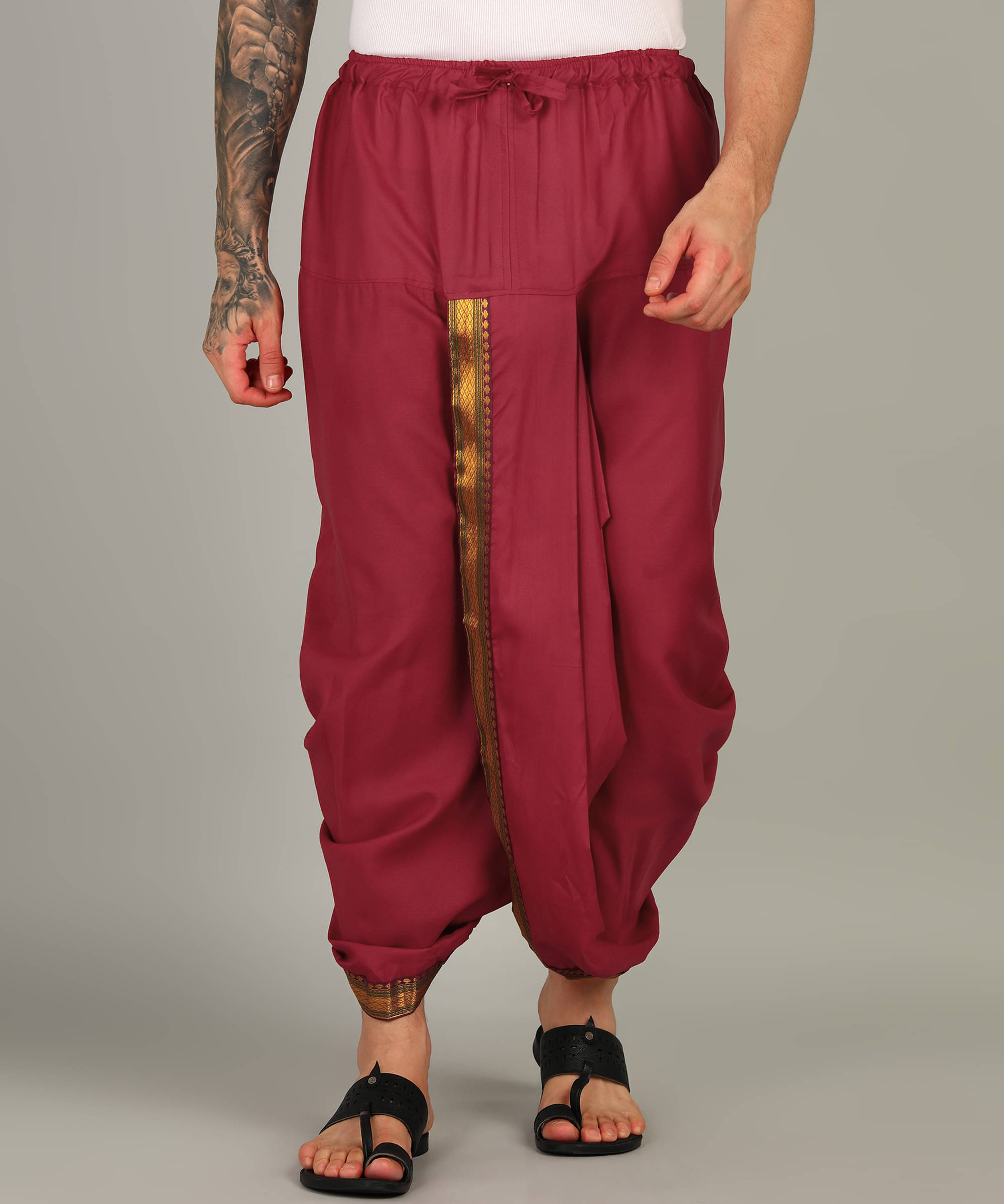 Akeshavam Silk Men's Dhoti Multicolor ( Pack of 1 ) Akeshavam Silk Men's Dhoti Multicolor ( Pack of 1 )