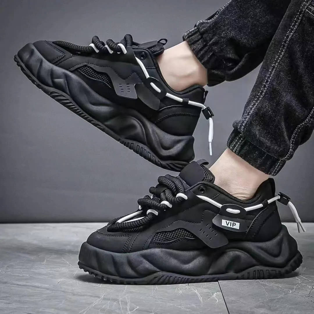     			Akiko VIP Black Men's Sneakers