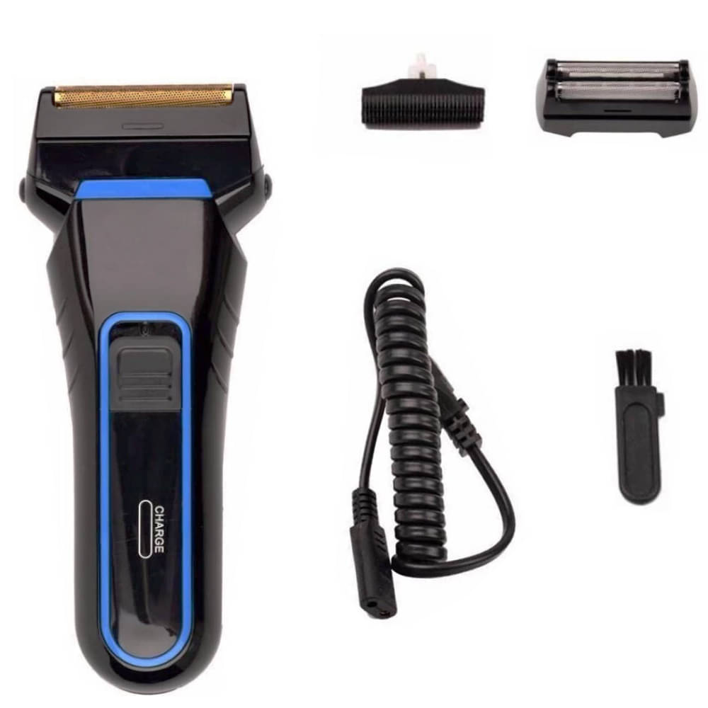    			CRS TRIMMER Blue Cordless Beard Trimmer With 60 minutes Runtime