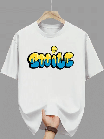 ELBATROSS Men Polyester Regular Fit Printed T-Shirt ( White ) ELBATROSS Men Polyester Regular Fit Printed T-Shirt ( White )