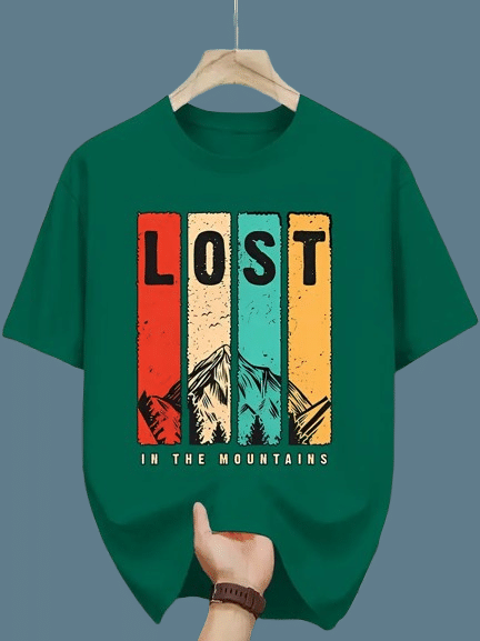 ELBATROSS Men Polyester Regular Fit Printed T-Shirt ( Green ) ELBATROSS Men Polyester Regular Fit Printed T-Shirt ( Green )