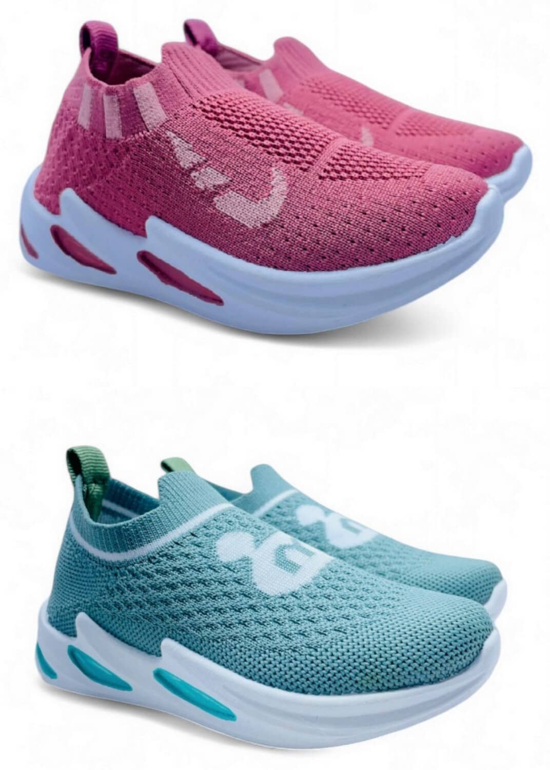 Fabbmate - Green Boy's Sneakers ( 2 Pairs ) - Casual Shoes | Buy online on ZillyBuy