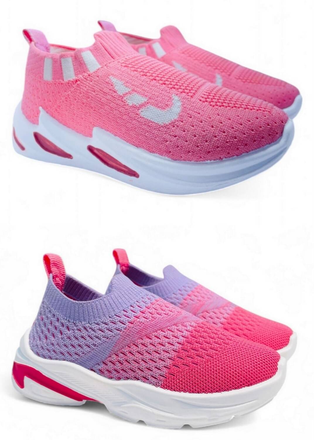     			Fabbmate - Pink Boy's Sneakers ( 2 Pairs )