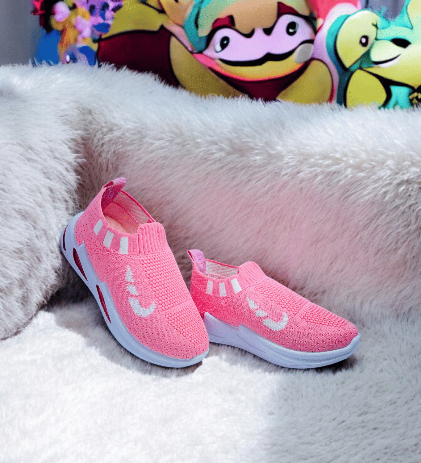     			Fabbmate - Pink Boy's Sneakers ( 2 Pairs )