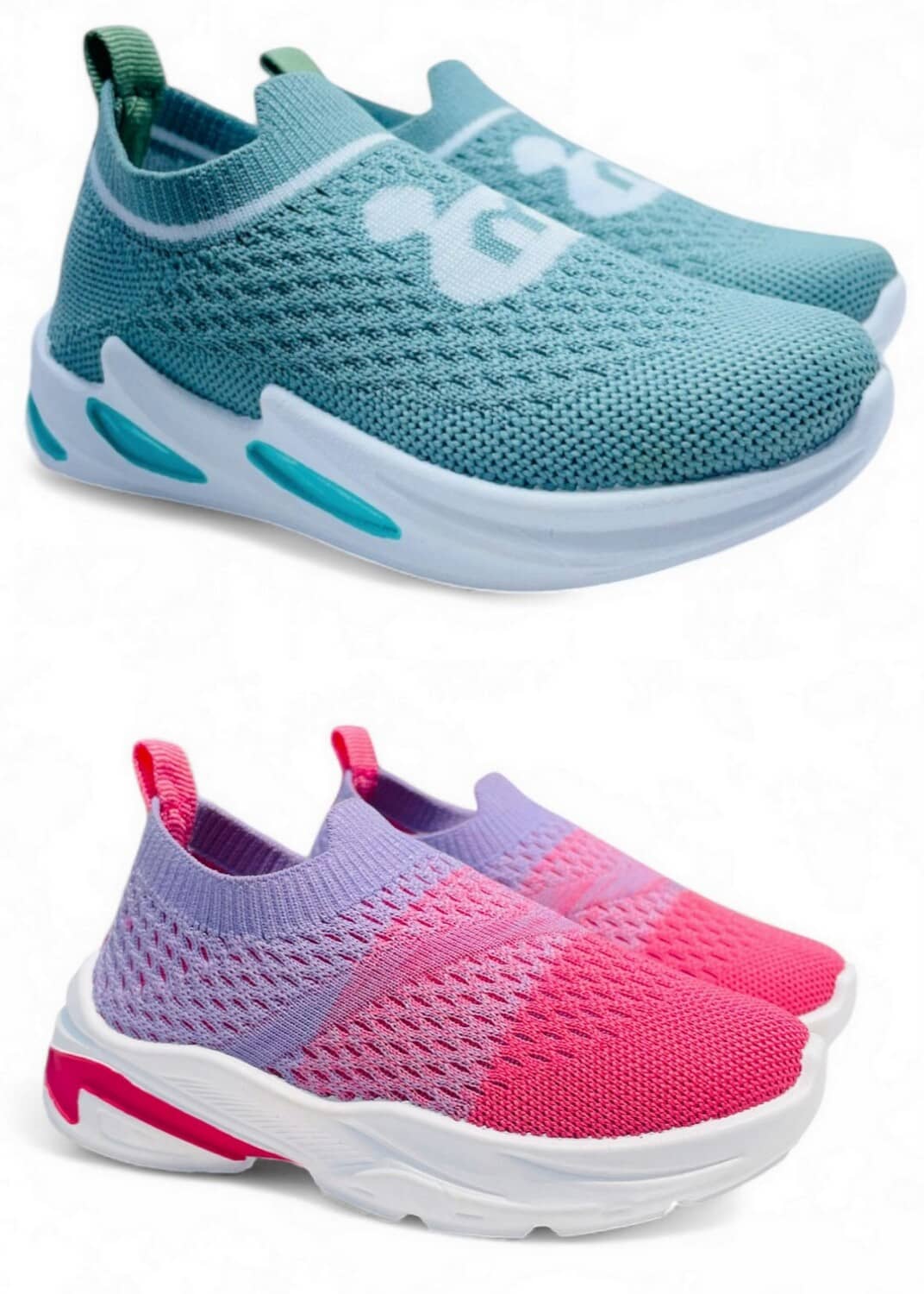 Fabbmate - Purple Boy's Sneakers ( 2 Pairs ) - Casual Shoes | Buy online on ZillyBuy