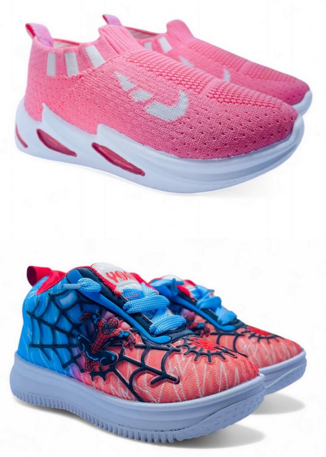     			Fabbmate - Red Boy's Running Shoes ( 2 Pairs )