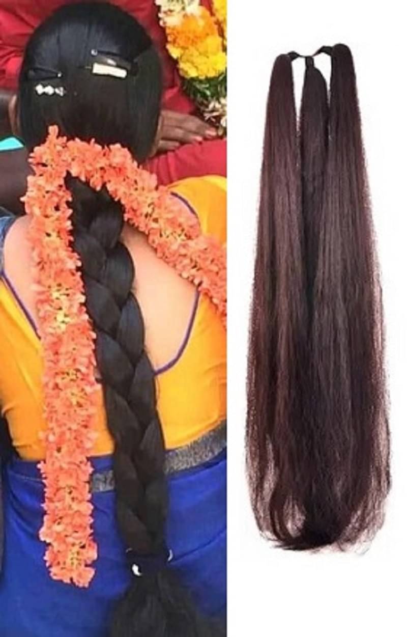     			GIRISA Brown Women's Hair Extension ( Pack of 1 )