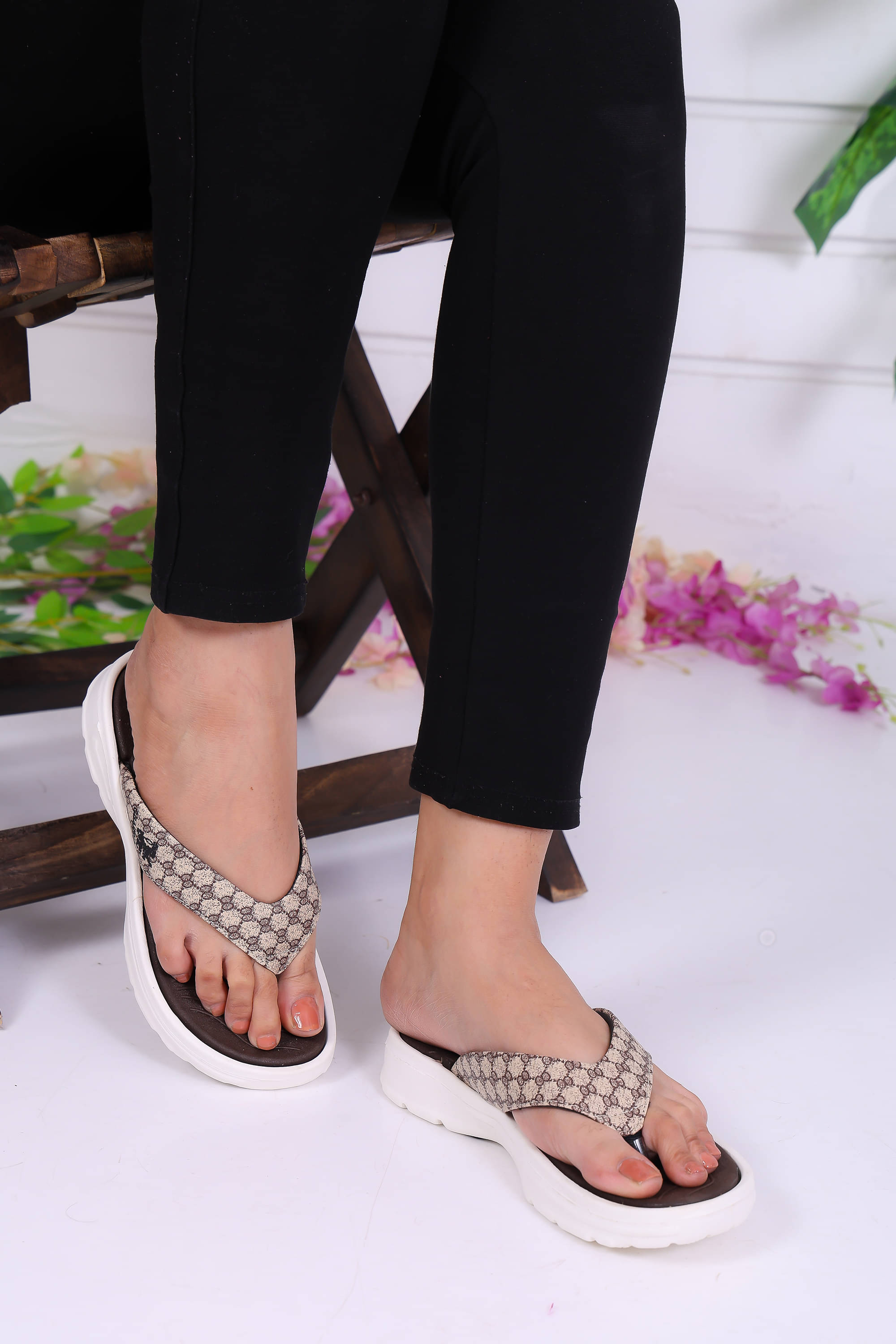     			Guardian Brown Women's Slide Flip Flop