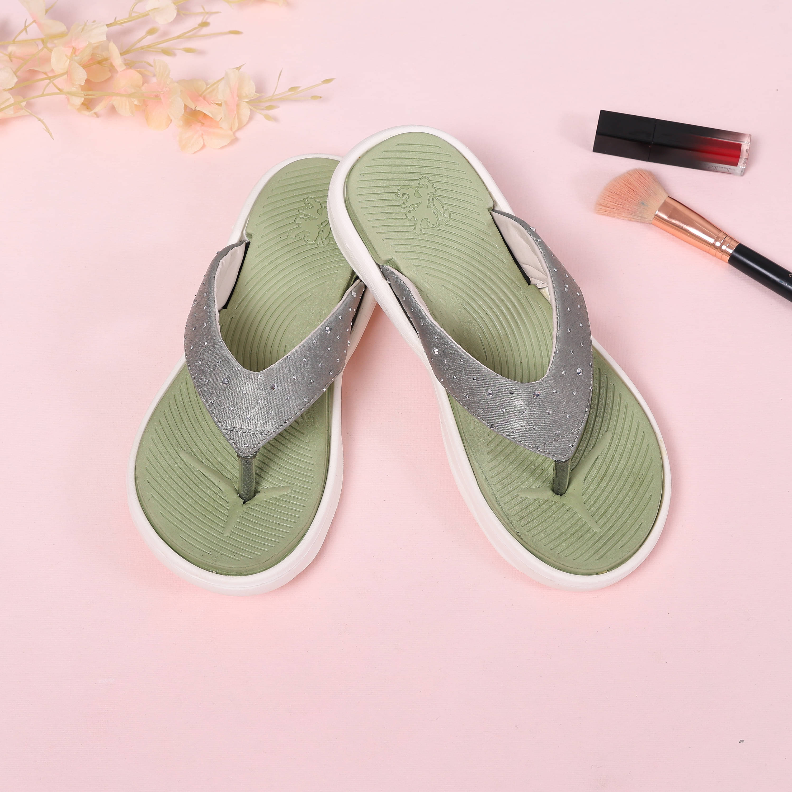     			Guardian Green Women's Slide Flip Flop