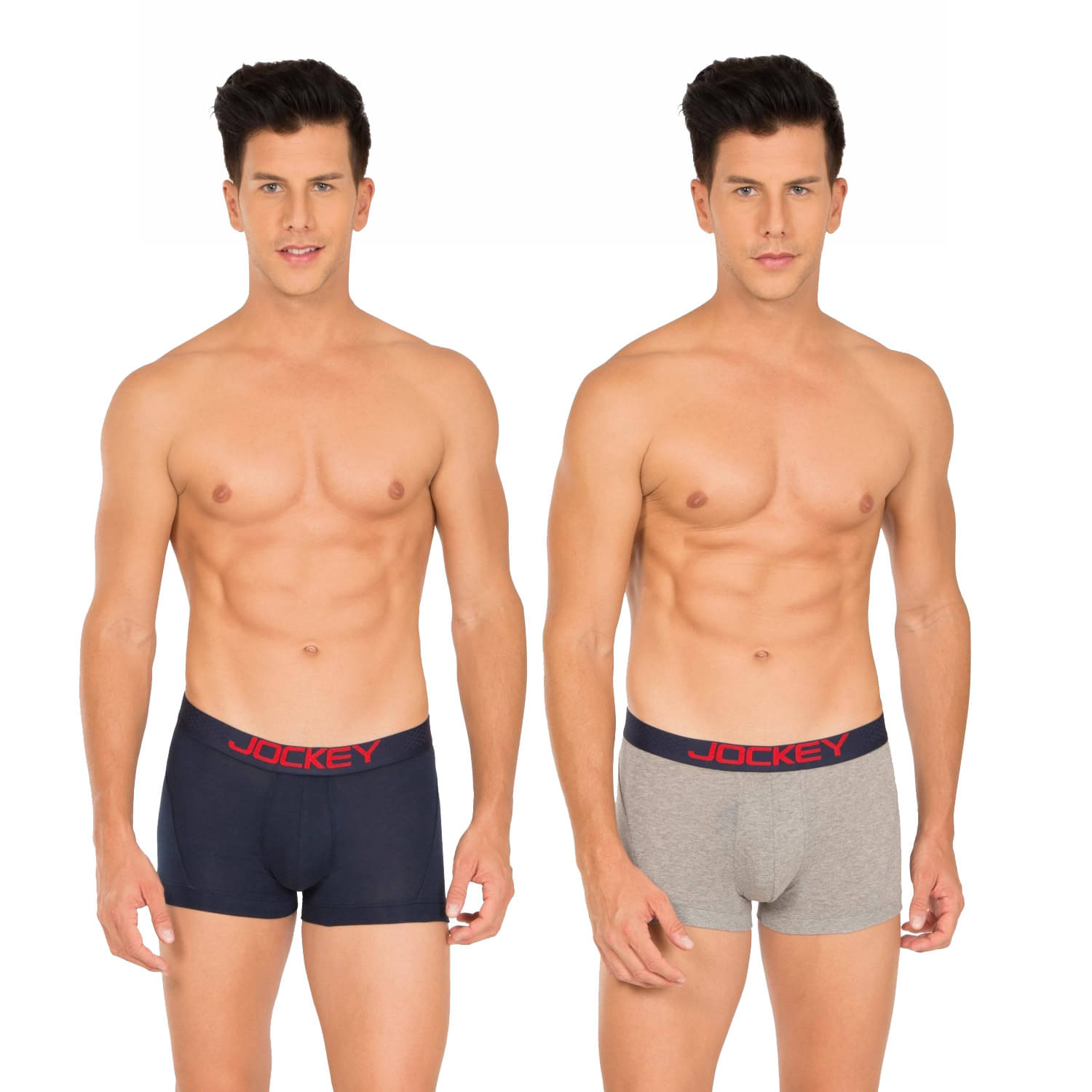     			Jockey Pack of 2 Cotton Trunks For Men's ( Multicolor )