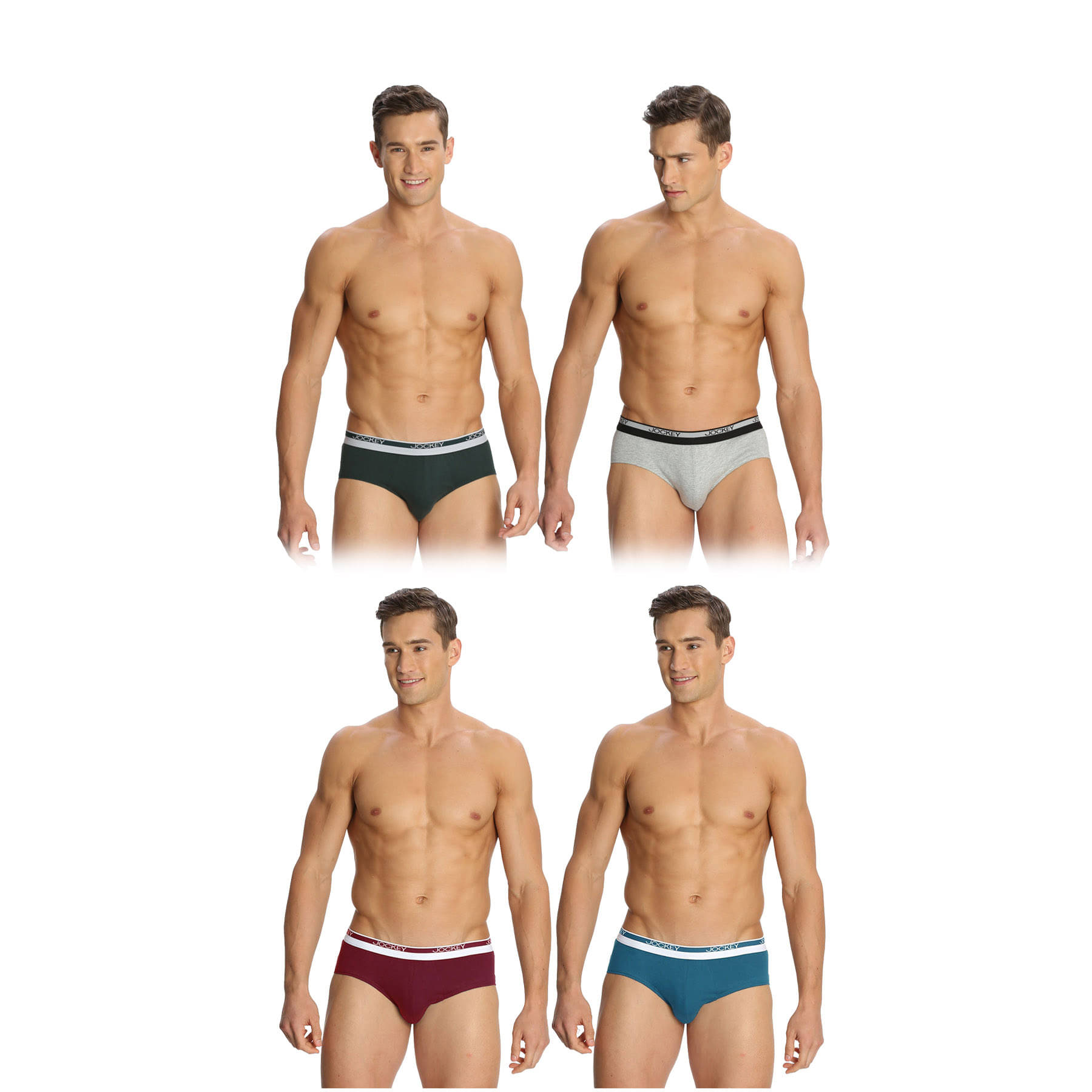     			Jockey Pack of 4 Cotton Briefs For Men's ( Multicolor )
