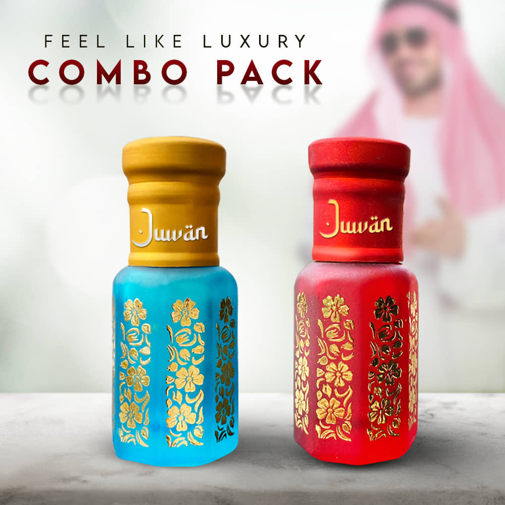 Juwan Oud Non- Alcoholic Miniature Attar ( Pack of 2 )