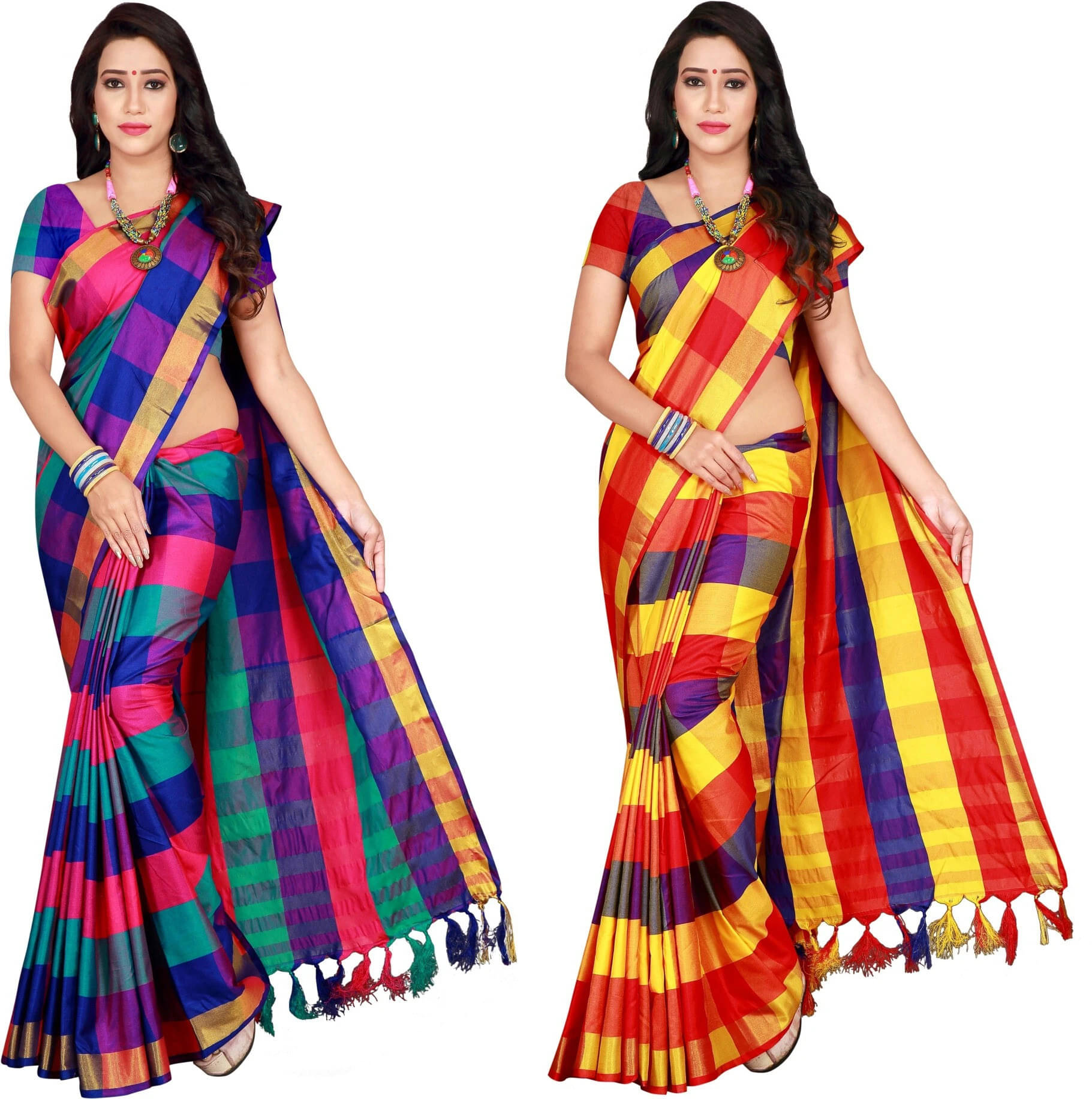 Priyansh Creation Cotton Silk Printed Saree With Unstitched Blouse Piece ( Multicolor ) Priyansh Creation Cotton Silk Printed Saree With Unstitched Blouse Piece ( Multicolor )