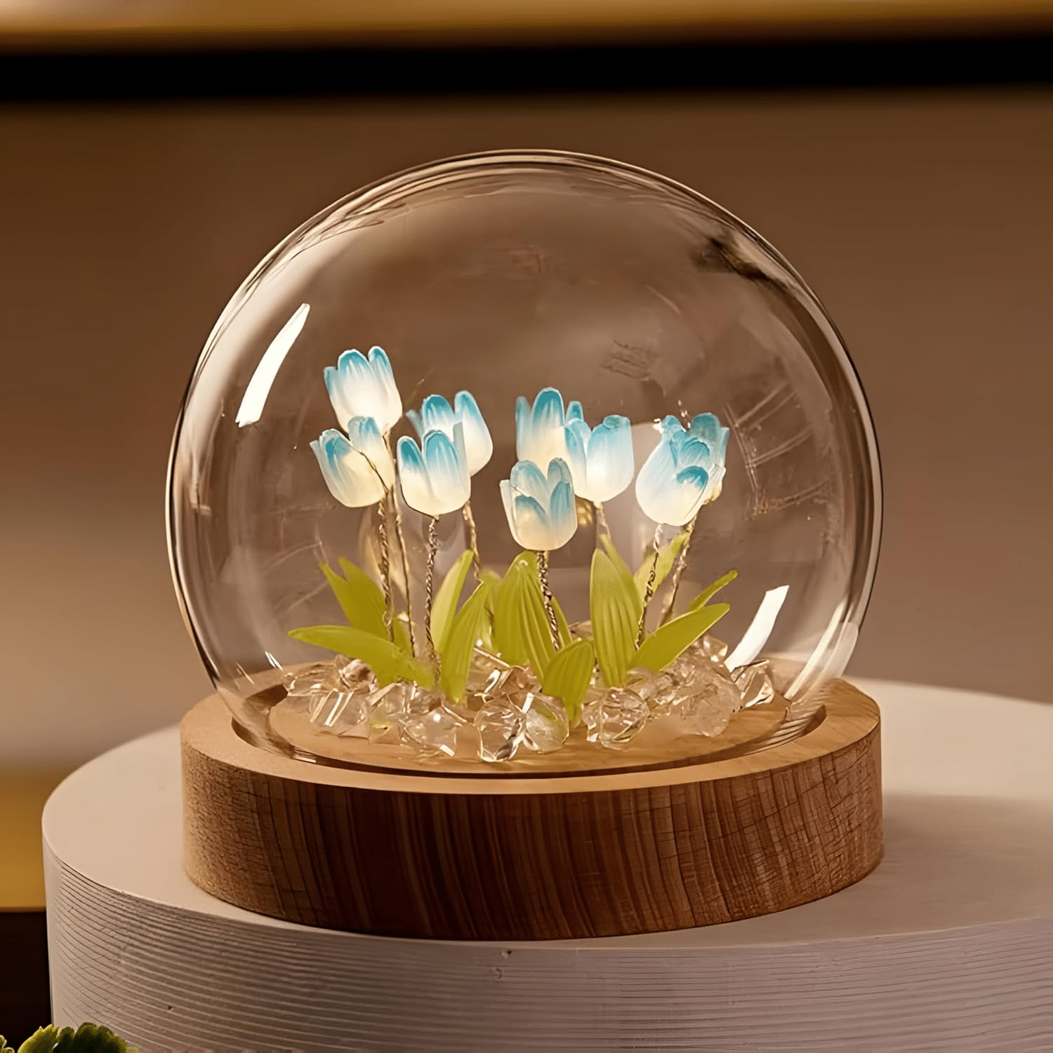     			QXA Brown Decorative Table Lamp ( Pack of 1 )