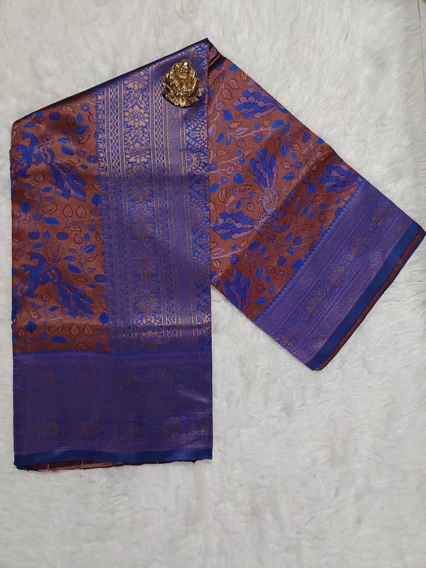     			Semore Art Silk Solid Saree With Unstitched Blouse Piece ( Wine )