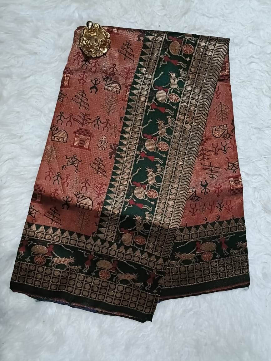 Semore Art Silk Solid Saree With Unstitched Blouse Piece ( Maroon ) Semore Art Silk Solid Saree With Unstitched Blouse Piece ( Maroon )