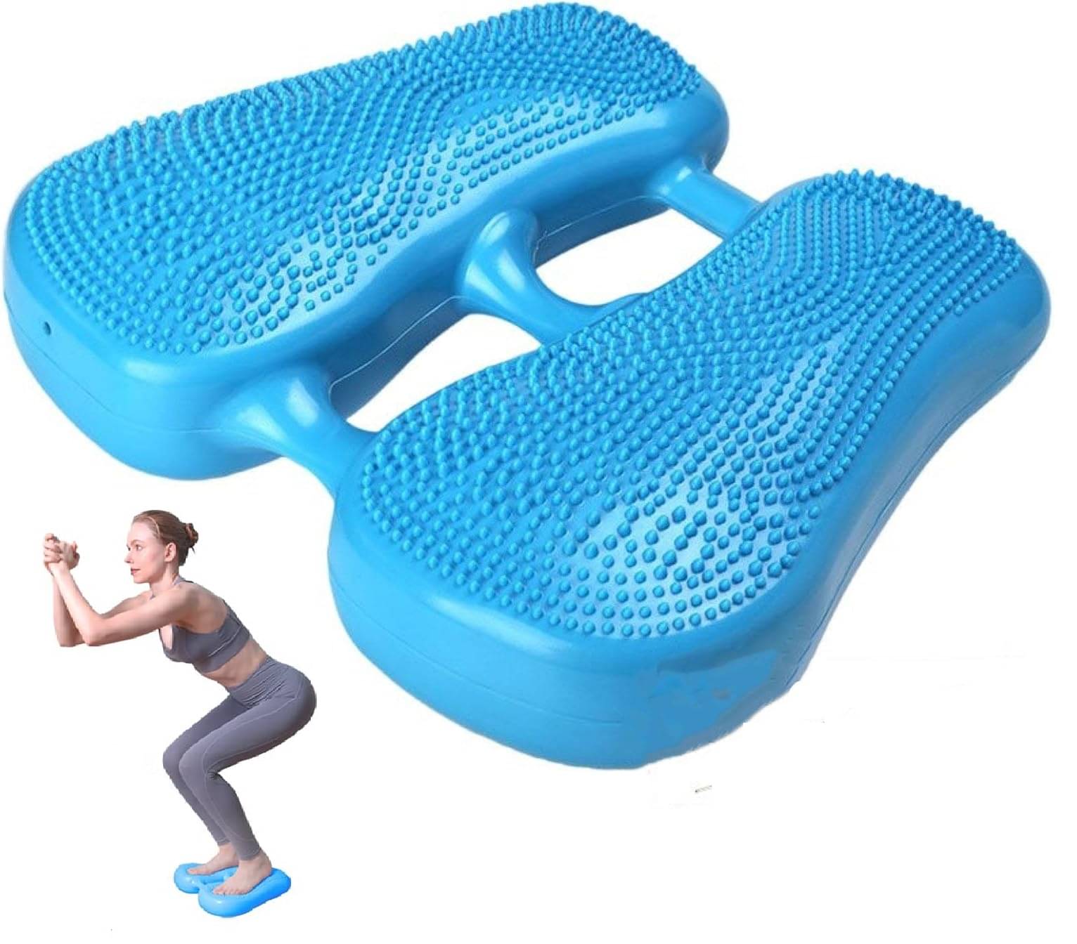 Shopeleven 3 in 1 Indoor Inflatable Stepper, Inflatable Stepper for Women and Men Exerciser Improve Core Strength, Home Fitness Aerobic Exercise Balance Pad Relax Leg Foot Massage Pad (Blue) Shopeleven 3 in 1 Indoor Inflatable Stepper, Inflatable Stepper for Women and Men Exerciser Improve Core Strength, Home Fitness Aerobic Exercise Balance Pad Relax Leg Foot Massage Pad (Blue)