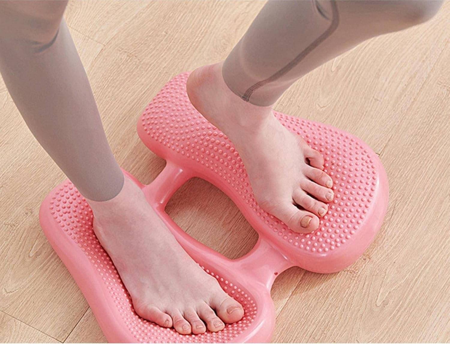 Shopeleven Balance Stepper Portable Mini Inflatable Under Table Pedal Balance Board Comfortable Non-Slip Indoor Fitness for Men and Women (Pink) Shopeleven Balance Stepper Portable Mini Inflatable Under Table Pedal Balance Board Comfortable Non-Slip Indoor Fitness for Men and Women (Pink)