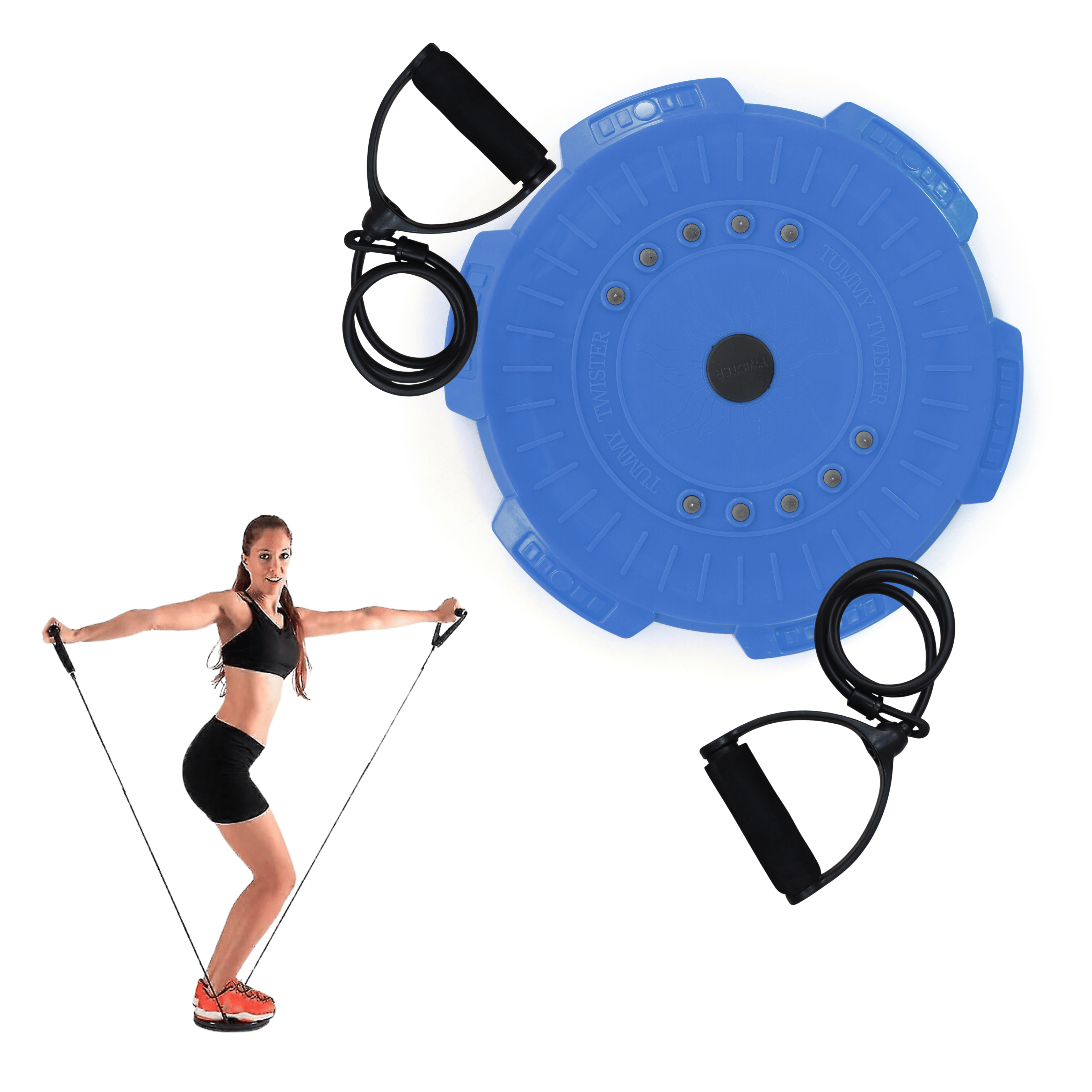 Tummy Twister With Toning Tube Waist Twisting Disc for Home Gym Workout Exercise Tummy Twister With Toning Tube Waist Twisting Disc for Home Gym Workout Exercise