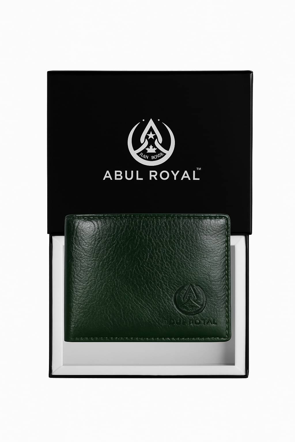     			ABUL ROYAL Leather Printed Men's Two Fold Wallet With 9 Slots For Card ( Green , Pack of 1 )