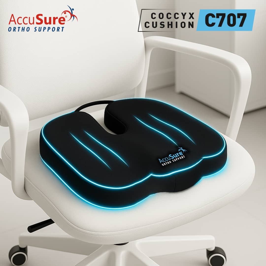 ACCUSURE Seat Pillows Single Black