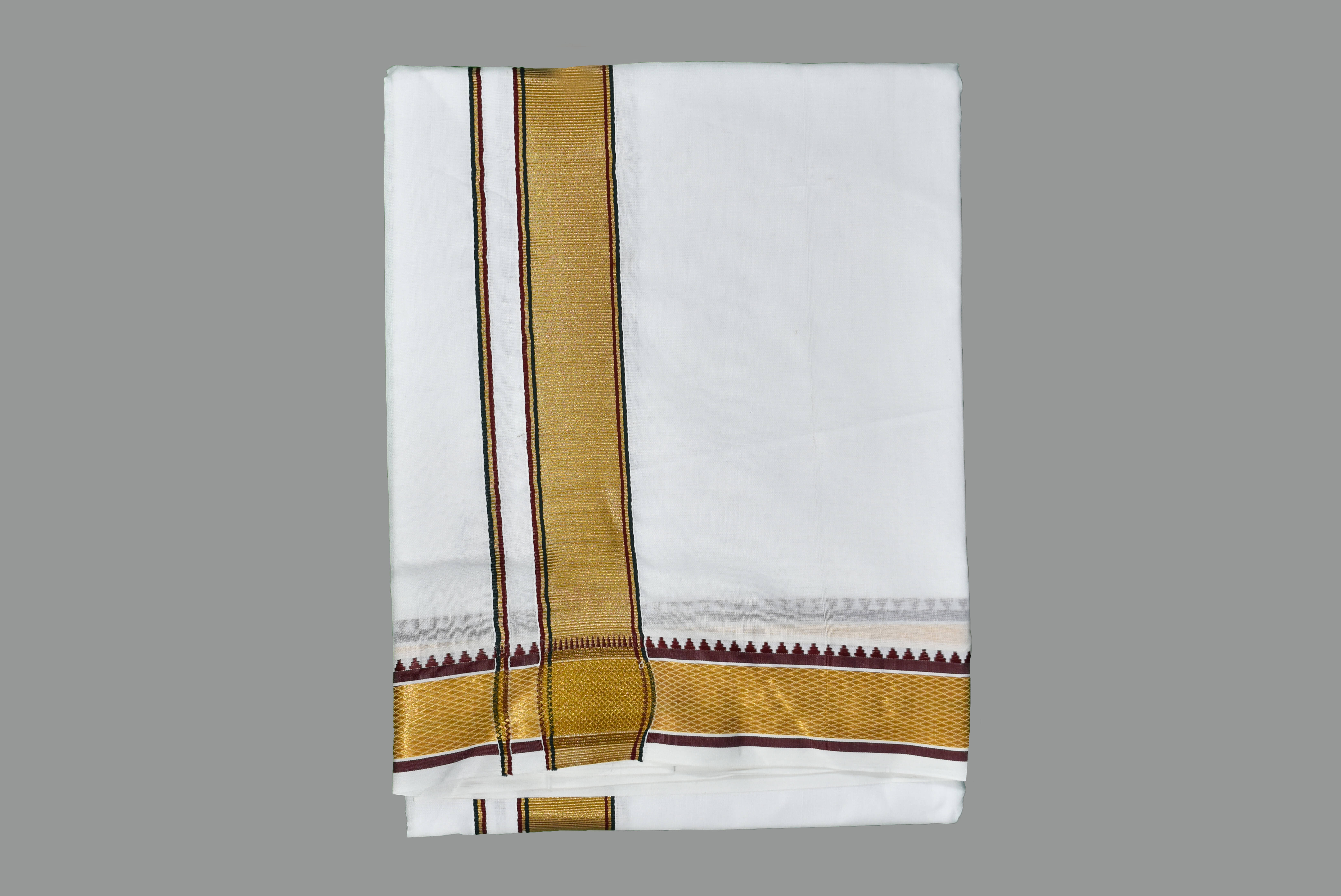     			Akeshavam Cotton Men's Dhoti Multicolor ( Pack of 1 )