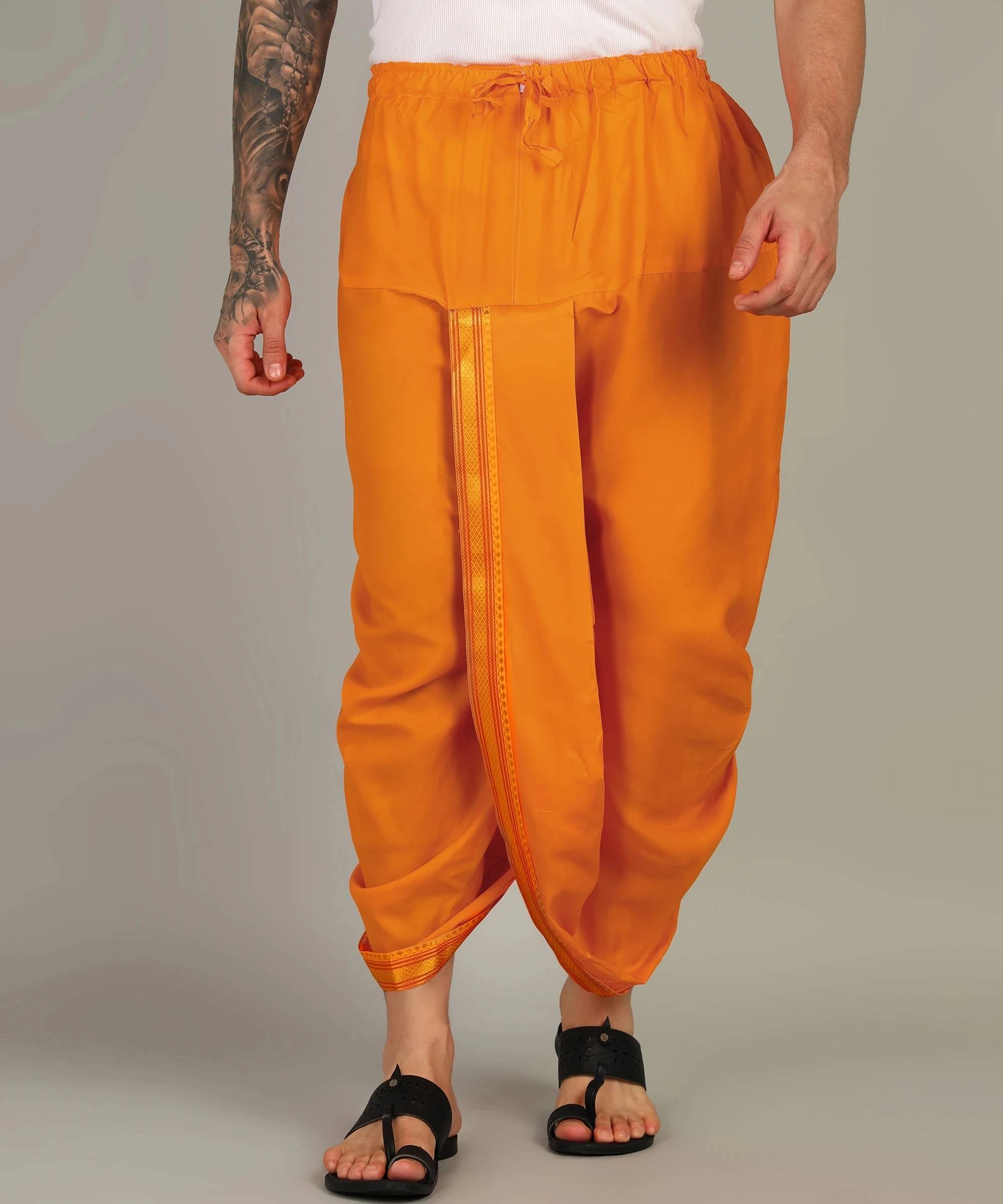 Akeshavam Silk Men's Dhoti Multicolor ( Pack of 1 ) Akeshavam Silk Men's Dhoti Multicolor ( Pack of 1 )