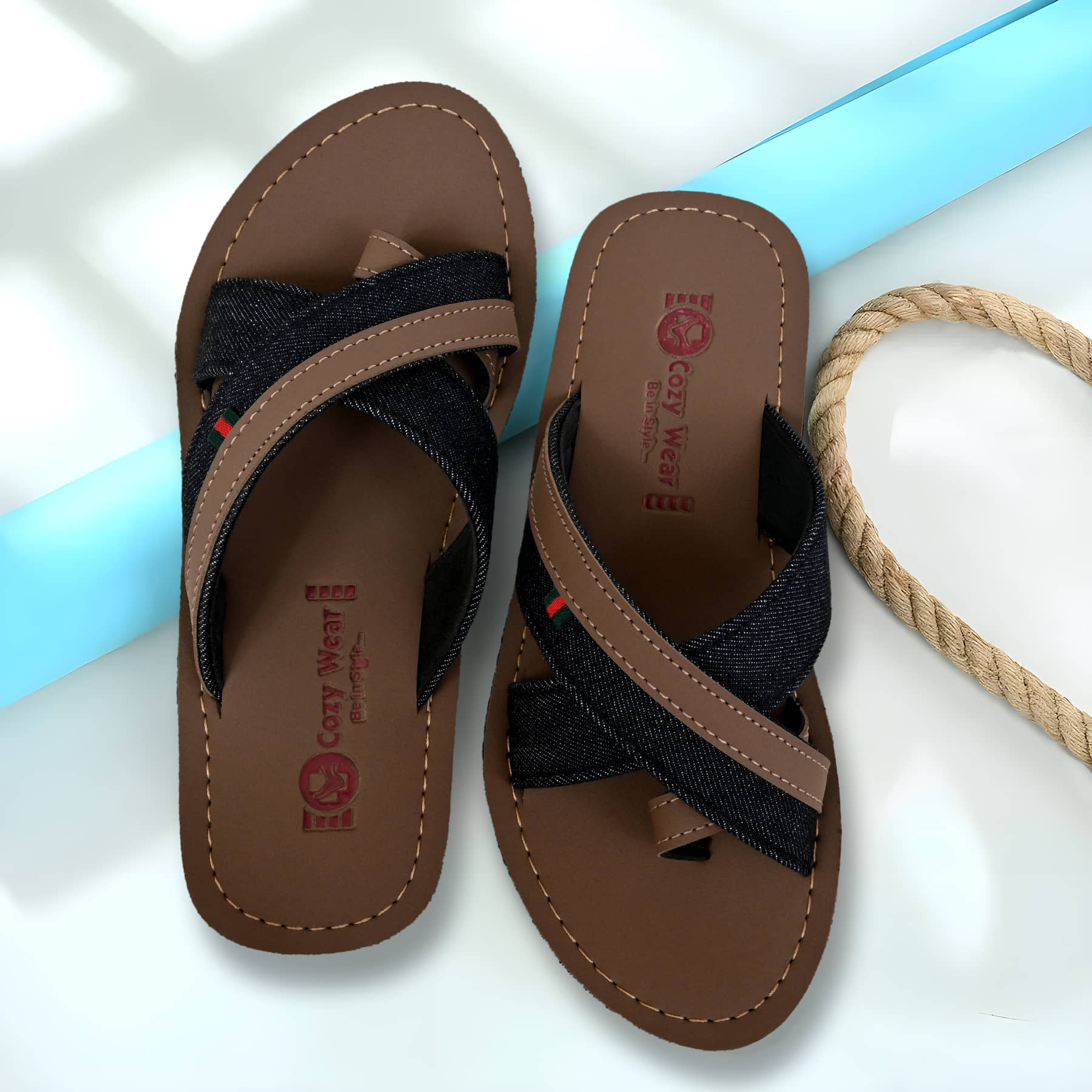 Cozy Wear Brown Men's Daily Slipper