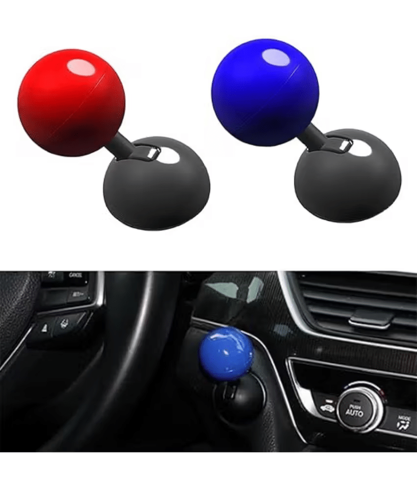 DNESHY Car Push to Start Button Rocker, Engine Start/stop Joystick Levers with Cover DNESHY Car Push to Start Button Rocker, Engine Start/stop Joystick Levers with Cover