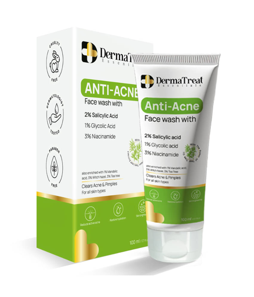     			DermaTreat Essentials - Acne or Blemishes Removal Face Wash For All Skin Type ( Pack of 1 )