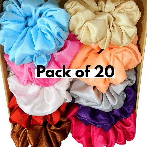     			IVIACHO Multi Unisex Scrunchie ( Pack of 20 )