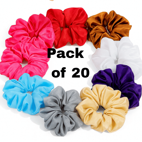    			IVIACHO Multi Women's Scrunchie ( Pack of 20 )