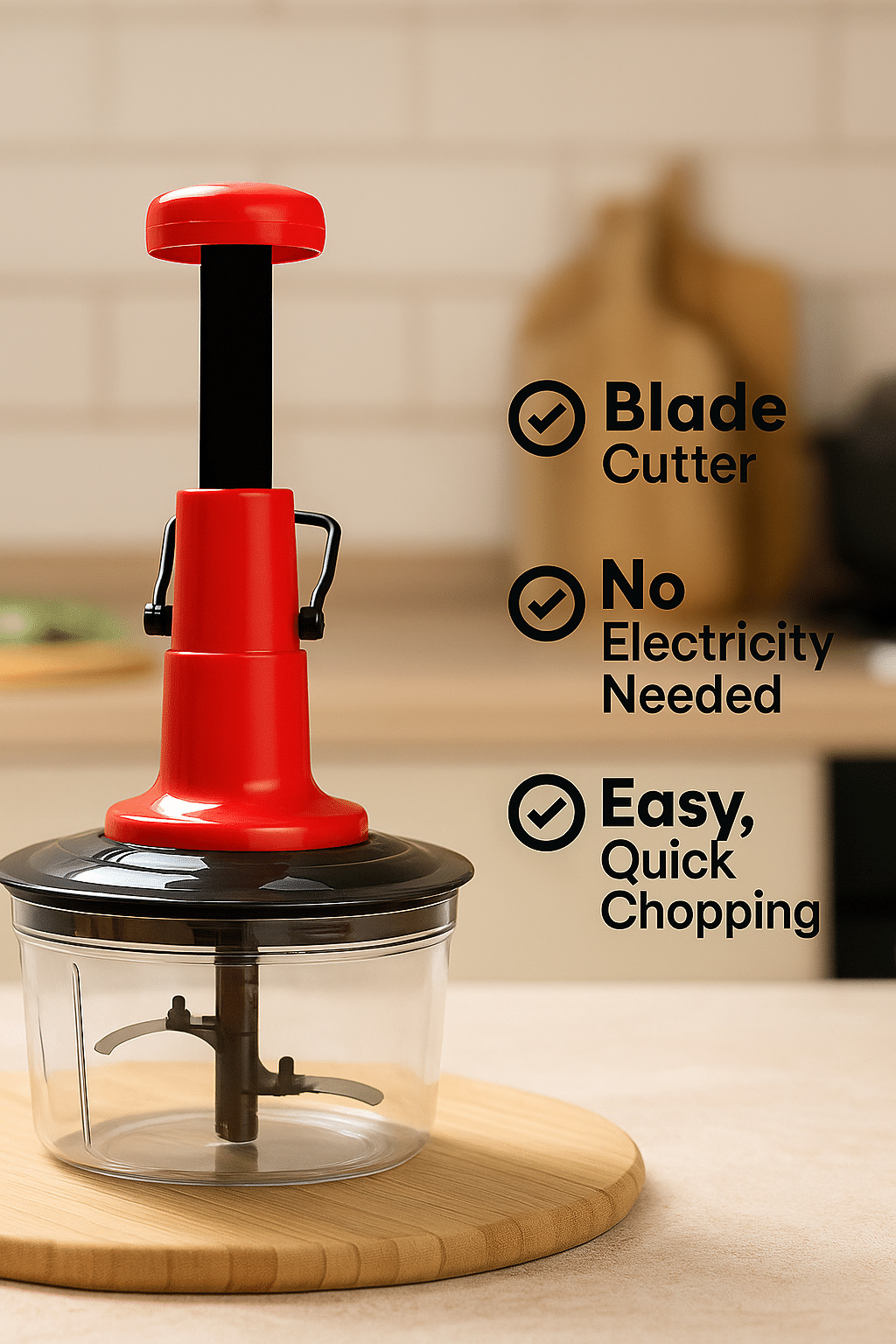     			Manual Food Chopper