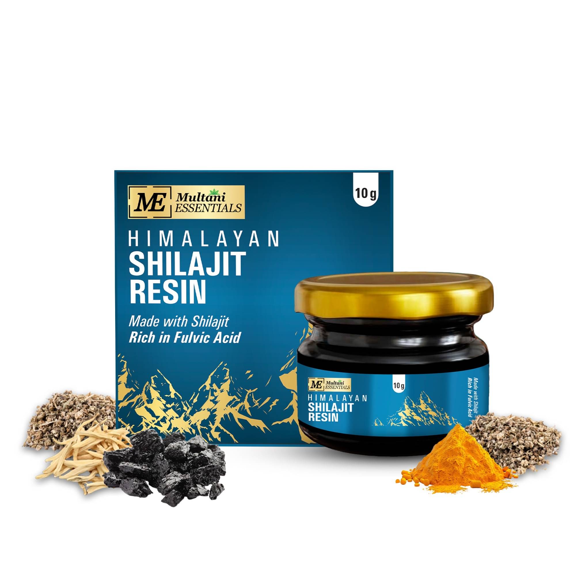     			Multani Himalayan Shilajit Resin |  For Strength, Stamina & Energy,  Antioxidant  |Physical & Brain Health Booster- 10 g