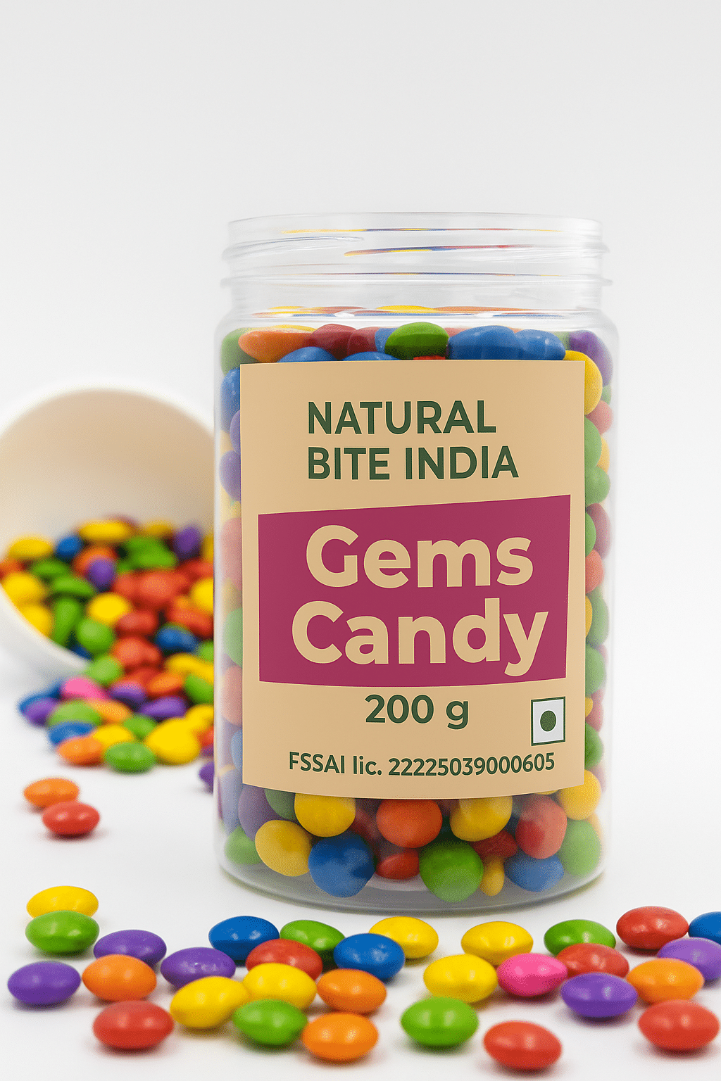 NATURAL BITE INDIA Gems Candy Drops 200 gm NATURAL BITE INDIA Gems Candy Drops 200 gm