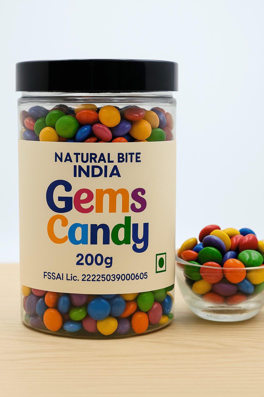 NATURAL BITE INDIA Gems Candy Drops 200 gm NATURAL BITE INDIA Gems Candy Drops 200 gm