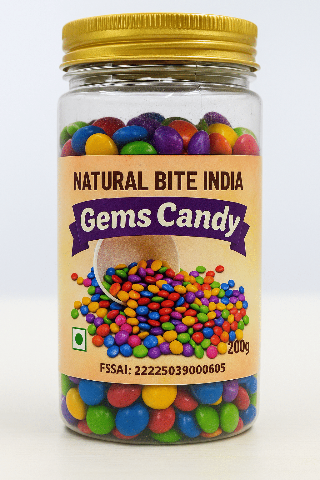 NATURAL BITE INDIA Gems Candy Drops 200 gm NATURAL BITE INDIA Gems Candy Drops 200 gm