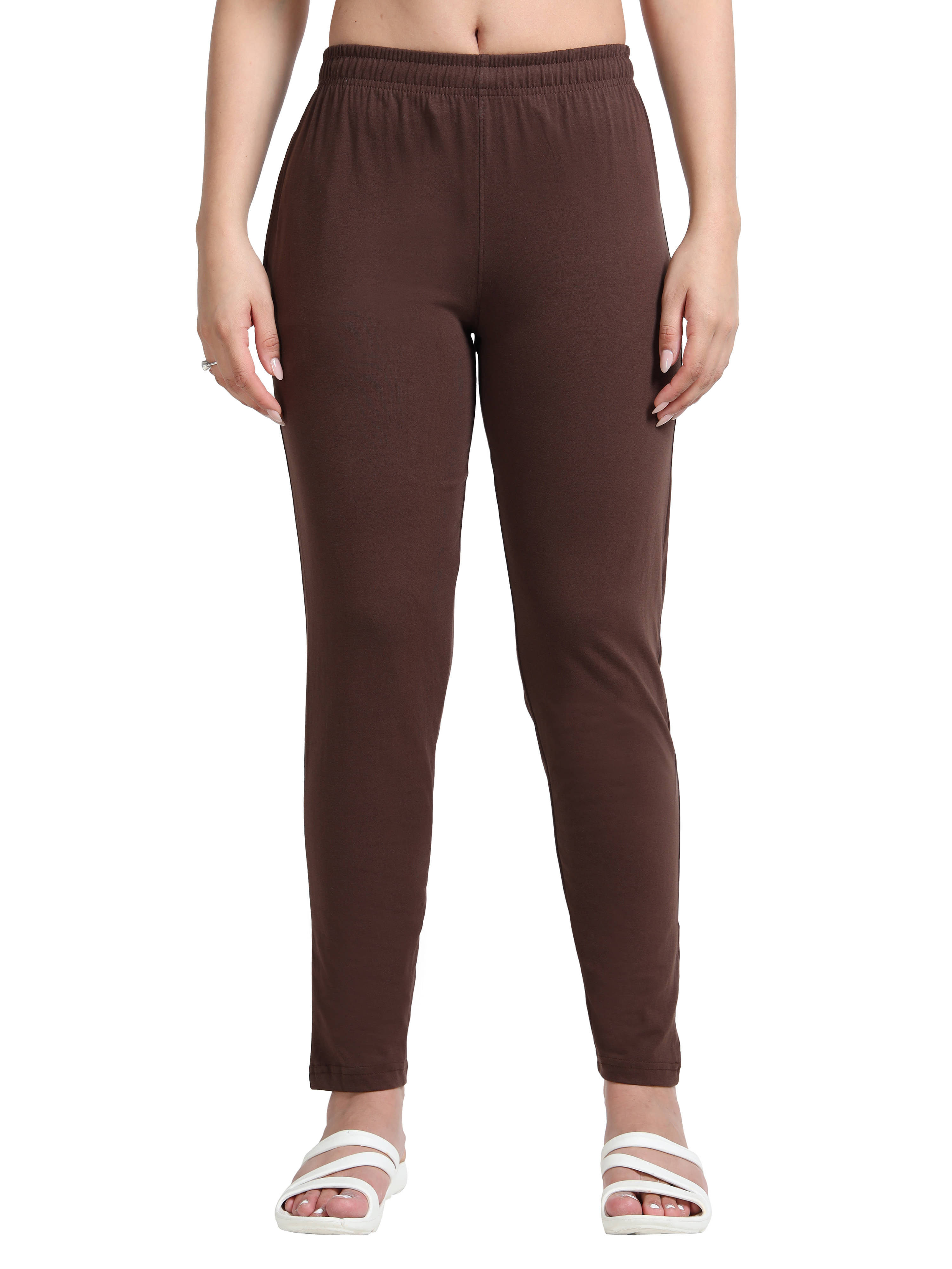 Leewan Mint Green Cotton Women's Yoga Trackpants Pack of