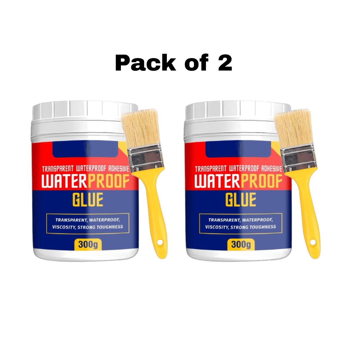(Pack 2) Crack Seal Glue 300gm with Brush, Transparent Waterproof Glue, Leakage Glue, Crack Filler Glue, Leakage Repair Glue, Waterproof Leakage Glue, Water Leakage Glue, Roof Leakage Glue, Roof Water Leakage Glue, Waterproof Sealant Glue (Pack 2) Crack Seal Glue 300gm with Brush, Transparent Waterproof Glue, Leakage Glue, Crack Filler Glue, Leakage Repair Glue, Waterproof Leakage Glue, Water Leakage Glue, Roof Leakage Glue, Roof Water Leakage Glue, Waterproof Sealant Glue