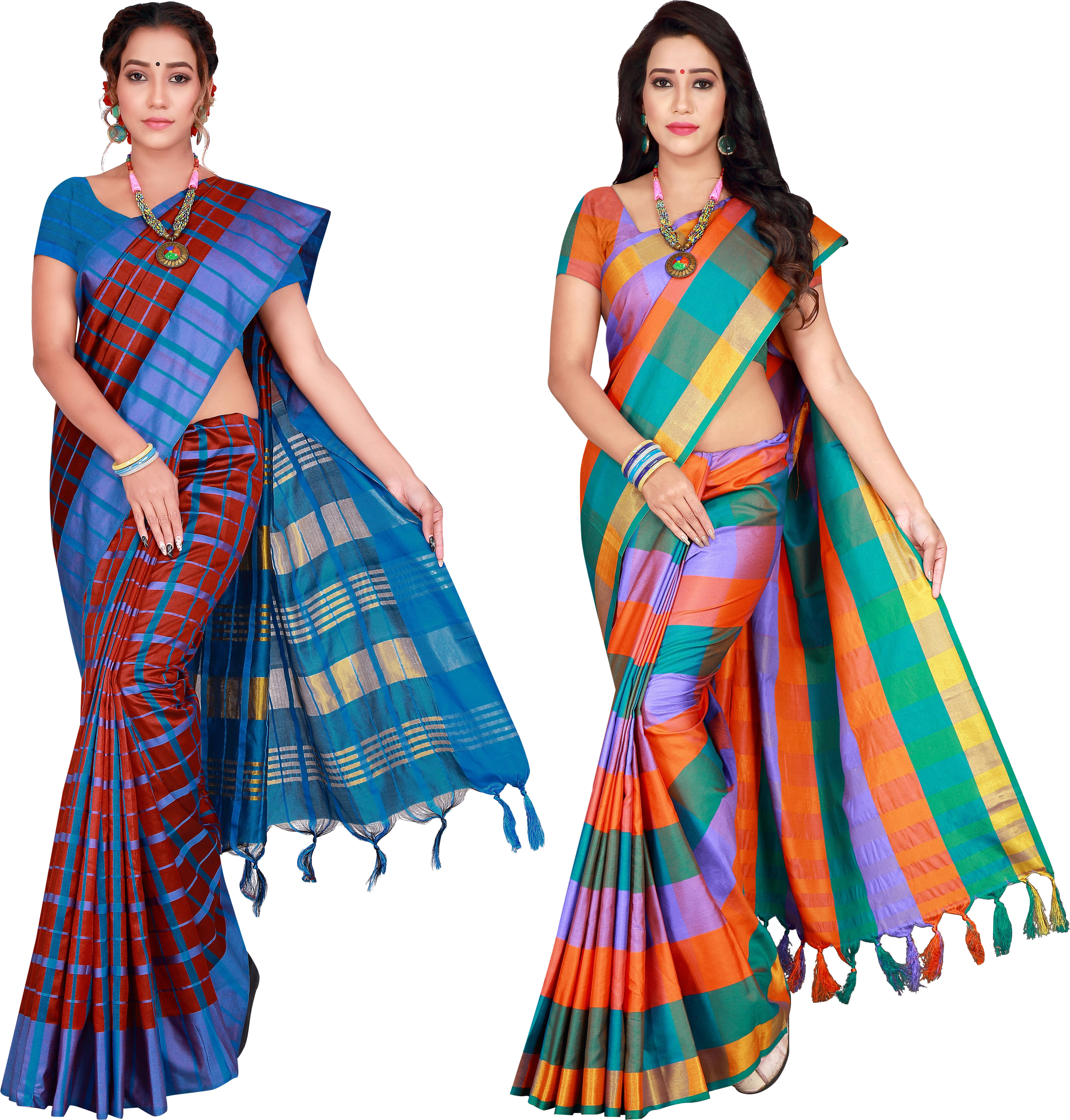 Priyansh Creation Cotton Silk Printed Saree With Unstitched Blouse Piece ( Multicolor ) Priyansh Creation Cotton Silk Printed Saree With Unstitched Blouse Piece ( Multicolor )