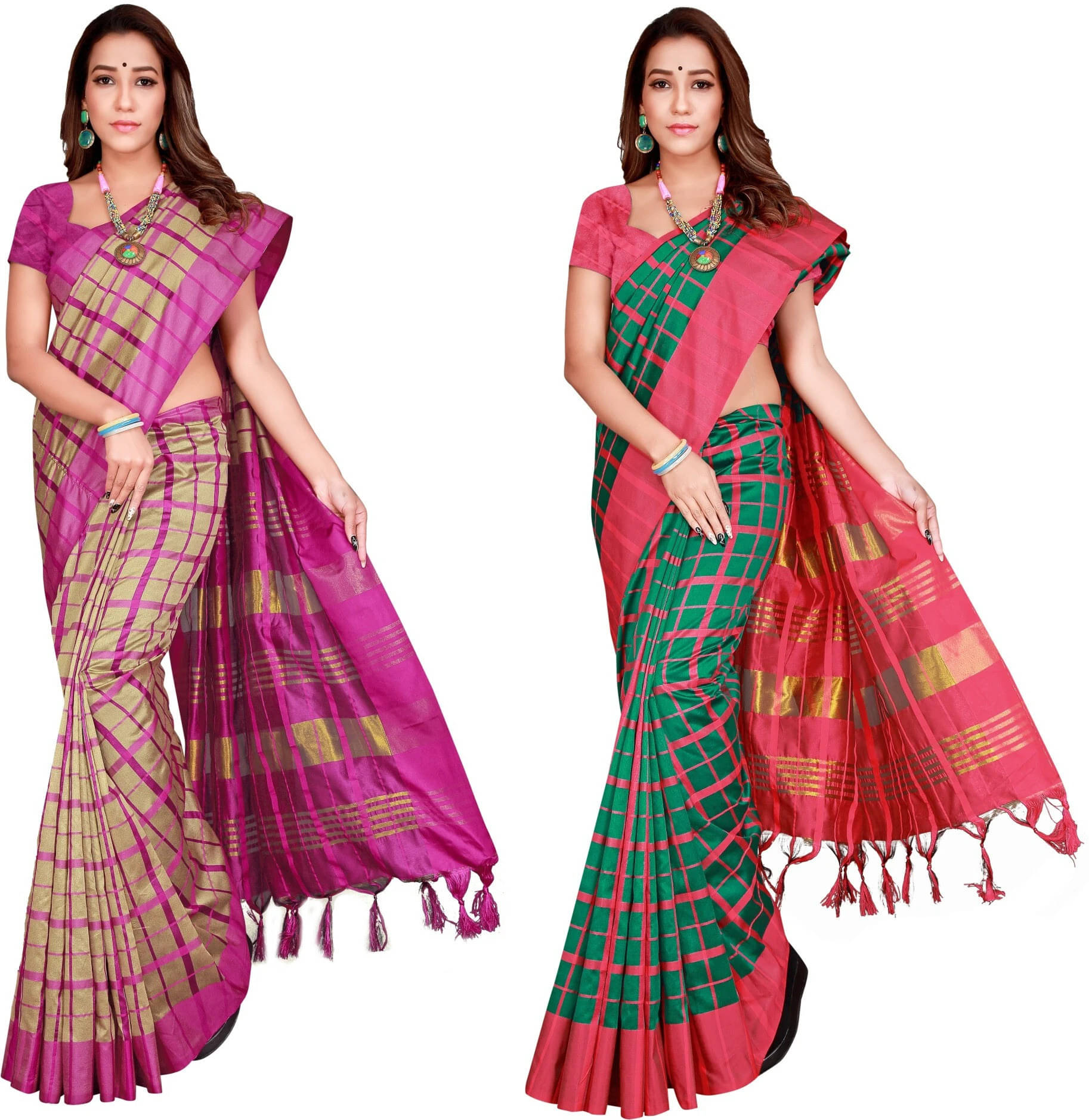 Priyansh Creation Cotton Silk Printed Saree With Unstitched Blouse Piece ( Green ) Priyansh Creation Cotton Silk Printed Saree With Unstitched Blouse Piece ( Green )
