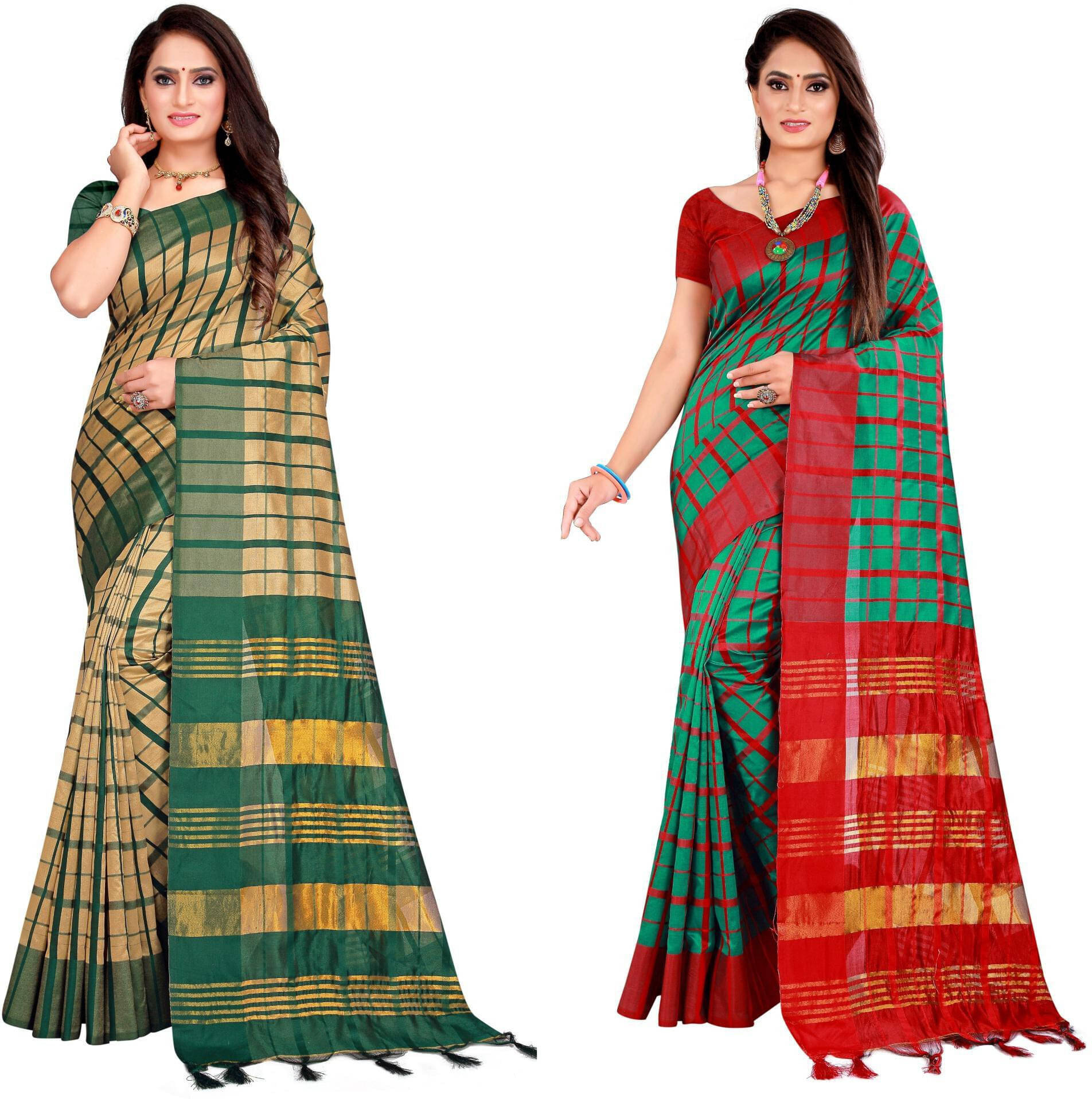 Priyansh Creation Cotton Silk Printed Saree With Unstitched Blouse Piece ( Red ) Priyansh Creation Cotton Silk Printed Saree With Unstitched Blouse Piece ( Red )