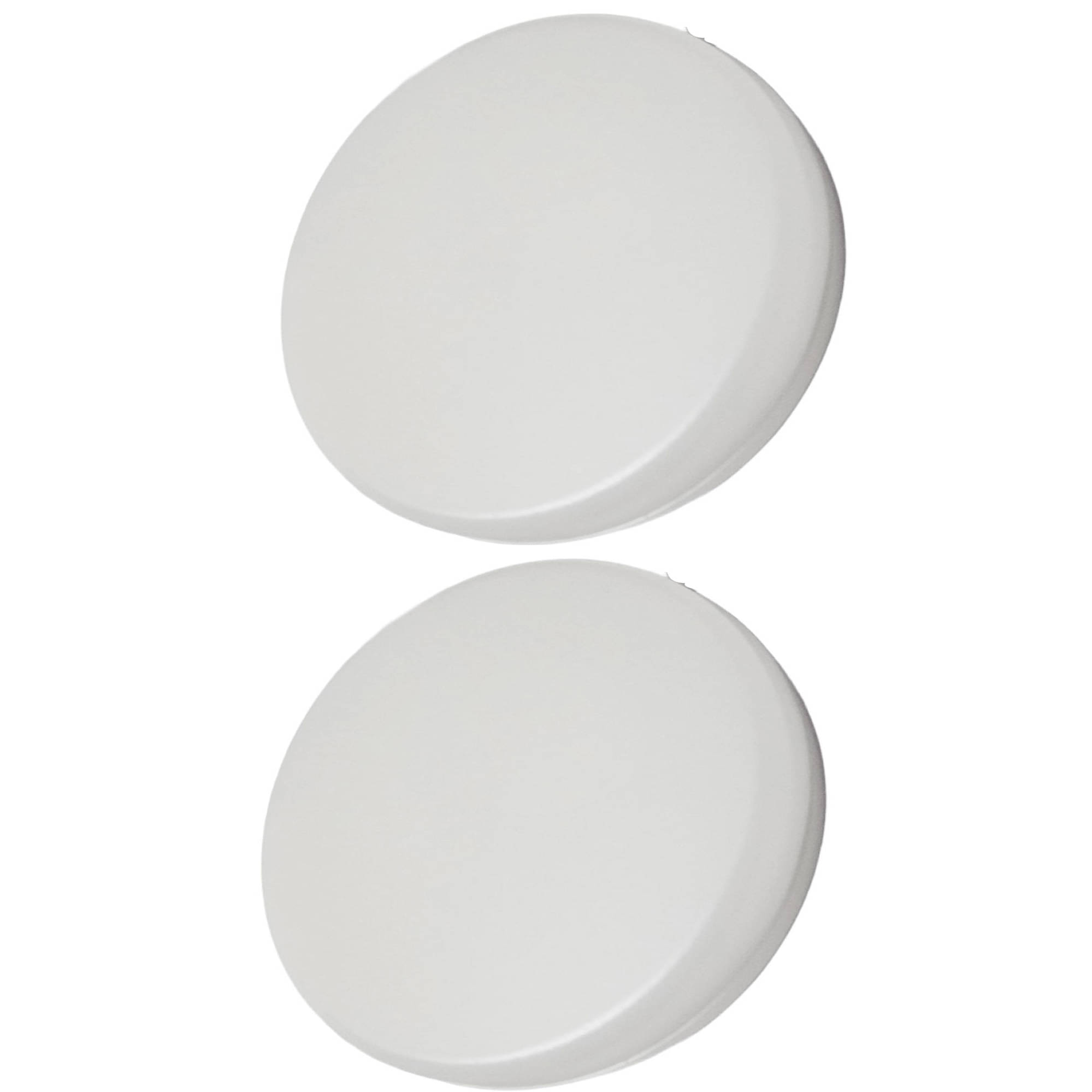 Tryka Aluminium White Ceiling Lights - Pack of 2 Tryka Aluminium White Ceiling Lights - Pack of 2