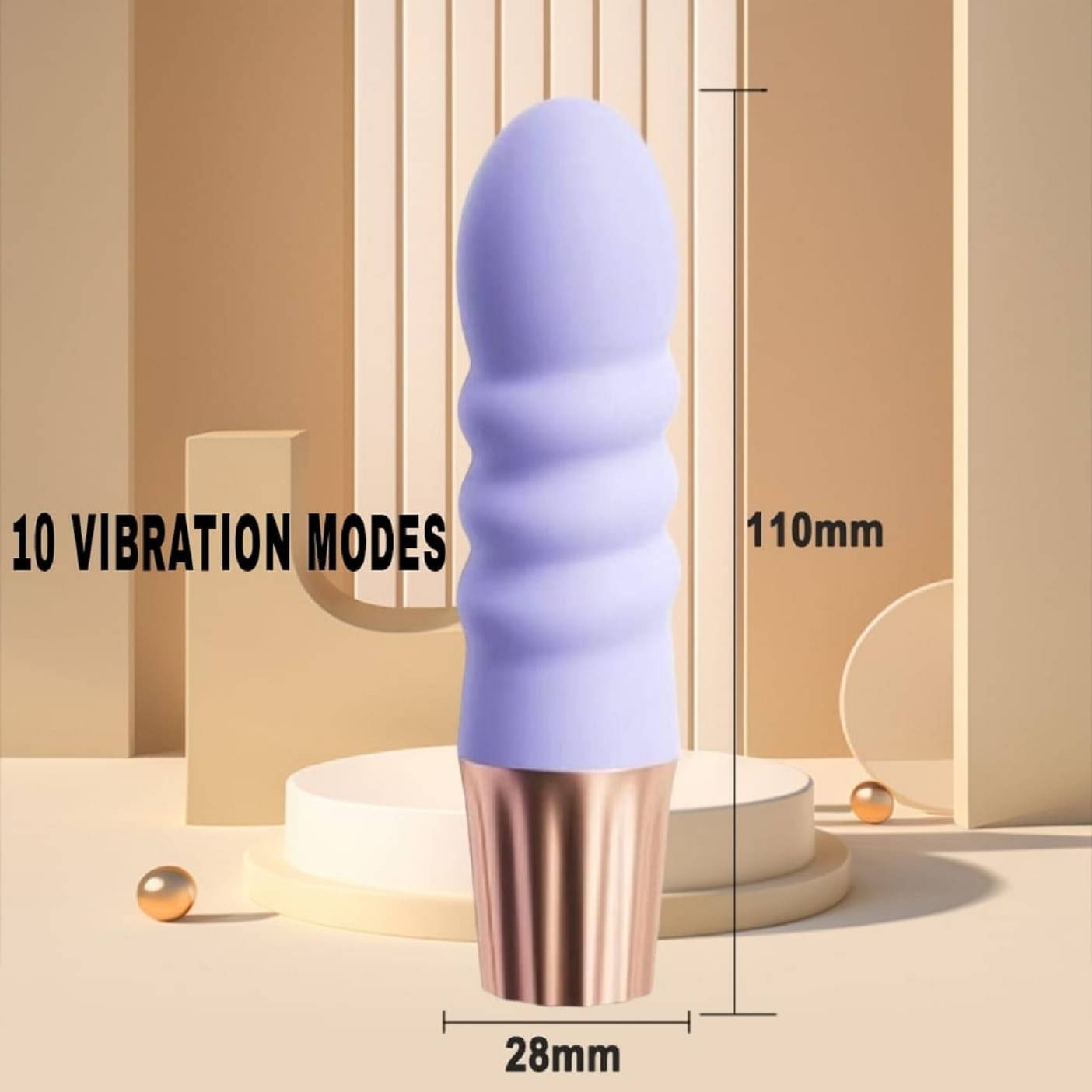     			Vibrations 10 SPEED VIBRATION Portable Manual Massager