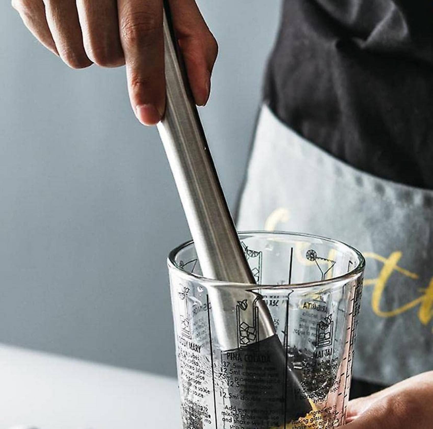VillWin Stainless Steel Muddlers ml Silver VillWin Stainless Steel Muddlers ml Silver