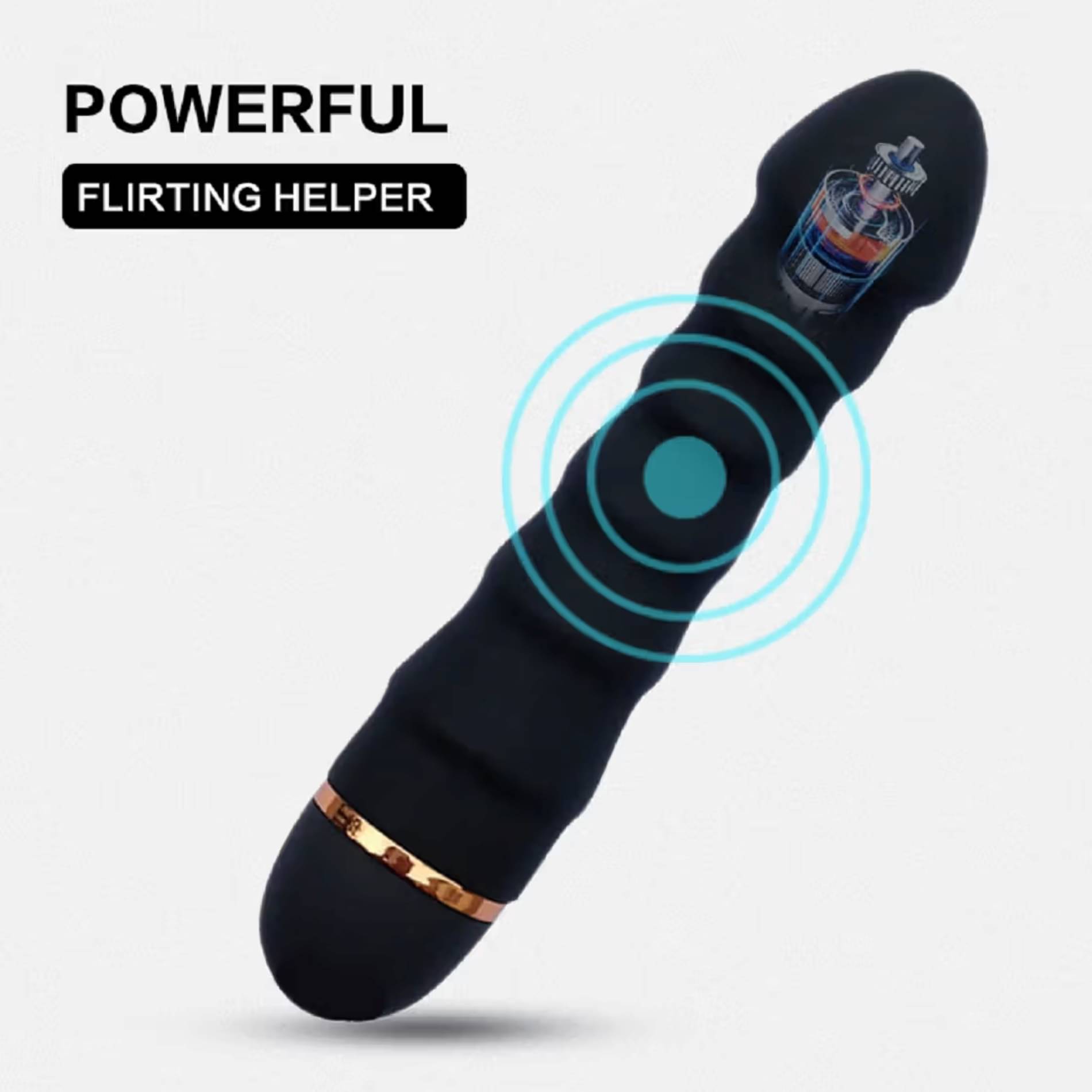     			crazynyt Beads Stick Portable Manual Massager