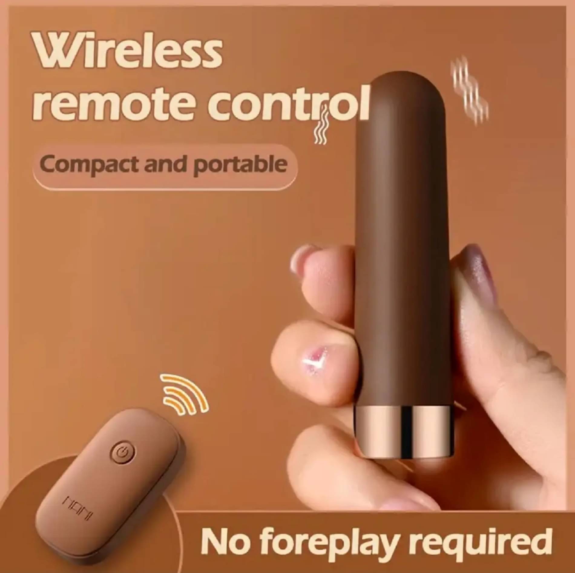     			crazynyt Remote Bullet Portable Manual Massager