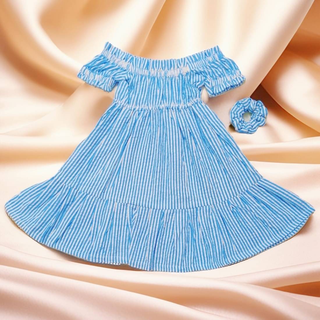     			harshvardhanmart.com Pack of 1 Baby Girls Cotton Dress ( Blue )